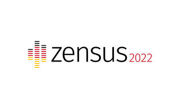 Schriftzug Zensus 2022