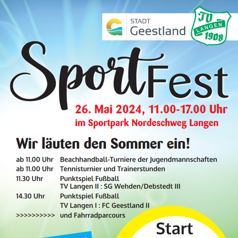 Start Sportfest TV Langen