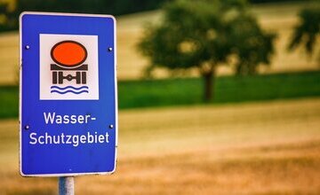 Schild Wasserschutzgebiet