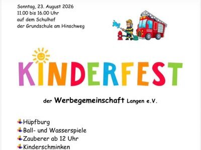 Kinderfest in Langen 2026