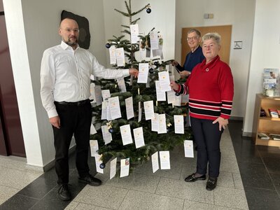 Wunschbaum im Beerster Rathaus