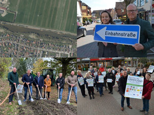 Collage Perspektive Innenstadt