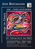 A4 Plakat_Ausstellung Jens Brückmann, Rathaus Langen