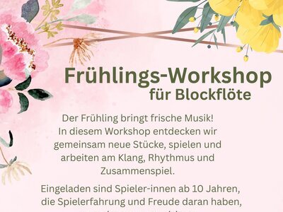 Frühlings-Workshop Musikschule