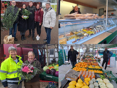 Wochenmarkt Collage