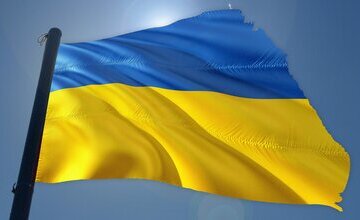 Ukraine-Flagge