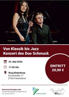 Duo Schmuck - Konzert im Festsaal der Burg - Museum Burg Bederkesa Duo Schmuck - Konzert im Festsaal der Burg