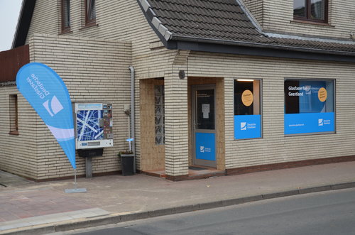 Der Servicepunkt der Deutschen Glasfaser an der Bederkesaer Straße in Neuenwalde