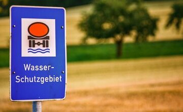 Wasserschutzgebiet Schild