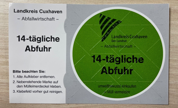 Müllplakette