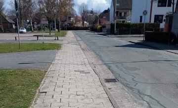 Gehweg am Hinschweg