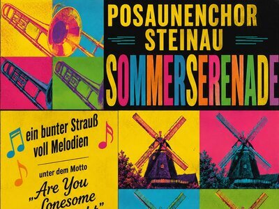 Plakat Sommerserenade Mühlengarten 2026
