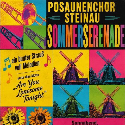 Plakat Sommerserenade Mühlengarten 2026