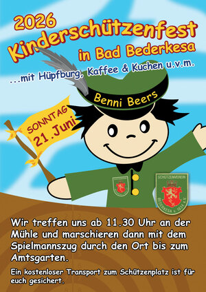 Plakat Kinderschützenfest Bad Bederkesa 2026_1