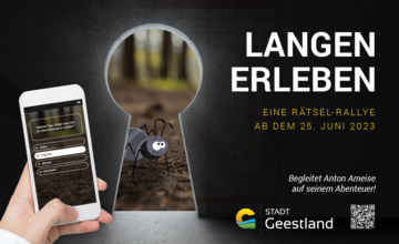 Schlüsseloch mit Ameise