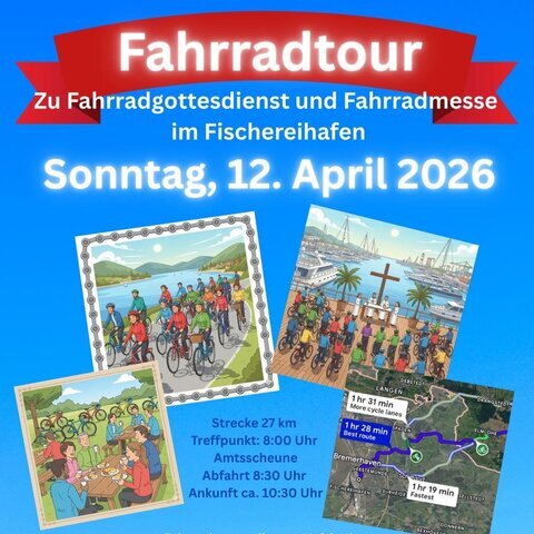 Fahrradtour Veranstaltungsausschuss Verschönerungsverein Bederkesa