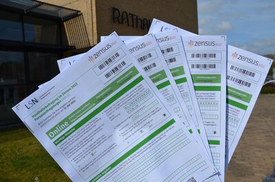 Papierfragebogen für den Zensus