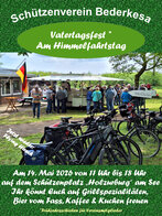 Plakat Vatertagsfest Schützenverein Bederkesa