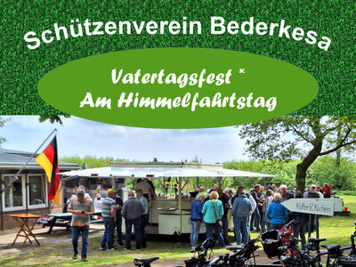 Plakat Vatertagsfest Schützenverein Bederkesa