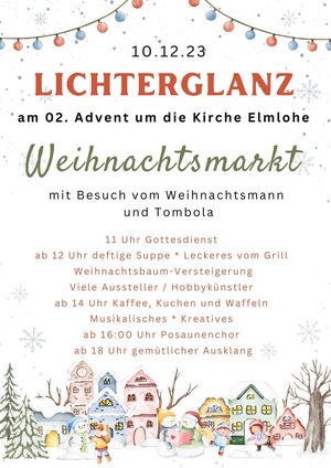 Plakat Lichterglanz 2023