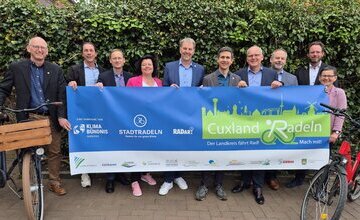 Hauptverwaltungsbeamte der Kommunen im Landkreis Cuxhaven unterstützen das Stadtradeln_Ben Scheit_SG Land Hadeln