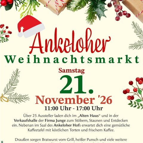 Ankeloher Weihnachtsmarkt 2026