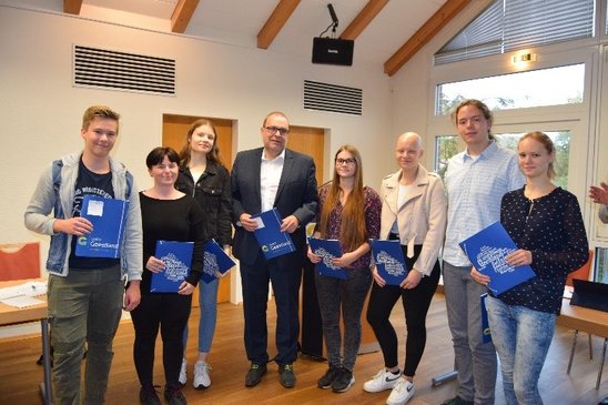 Urkundenübergabe auf der Stadtratssitzung am 30.09.2019