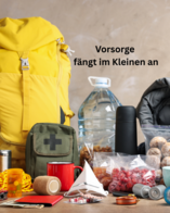 Vorsorge fängt im Kleinen an