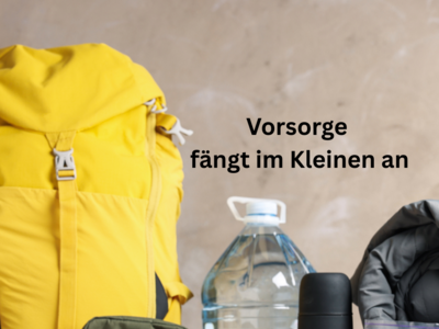 Vorsorge fängt im Kleinen an