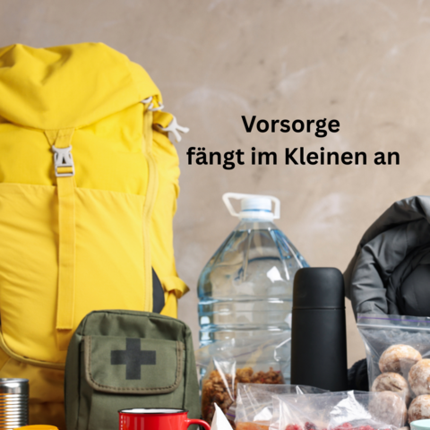 Vorsorge fängt im Kleinen an