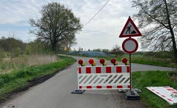 Absperrung