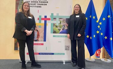 Laura Kottsieper und Sophia von der Lieth beim Finale in Brüssel