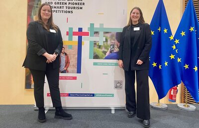 Laura Kottsieper und Sophia von der Lieth beim Finale in Brüssel