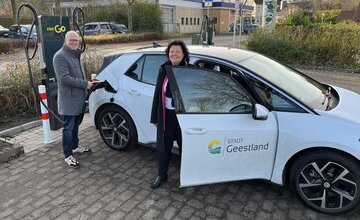 Bürgermeisterin Gabi Kasten und Ortsbürgermeister Thomas Kuberski