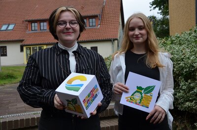 Die Jugendvertreterinnen Hannah Kreuzer (links) und Davina Weidner