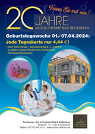 Plakat Geburtstagswoche Moor-Therme