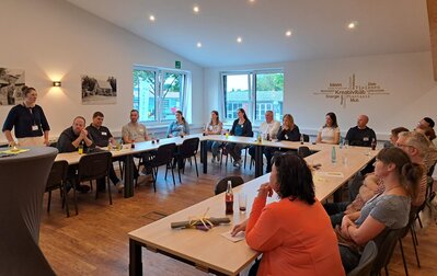 Teilnehmende beim Netzwerkabend